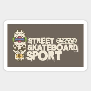 Street Skateboard Sticker